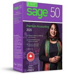 Sage 50 Premium 2020 retail box